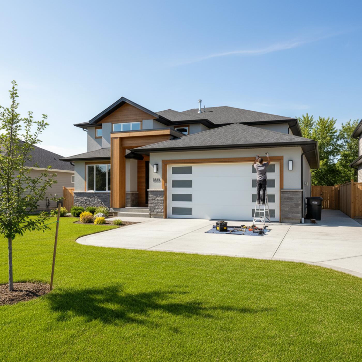 Garage door installation by Lake City Garage Door